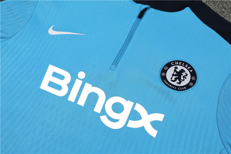 24/25 Chelsea FC Light Blue 1/4 Zip Tracksuit