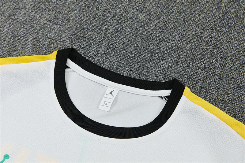 Brazil x Jordan White/Yellow/Black Shorts Training Set