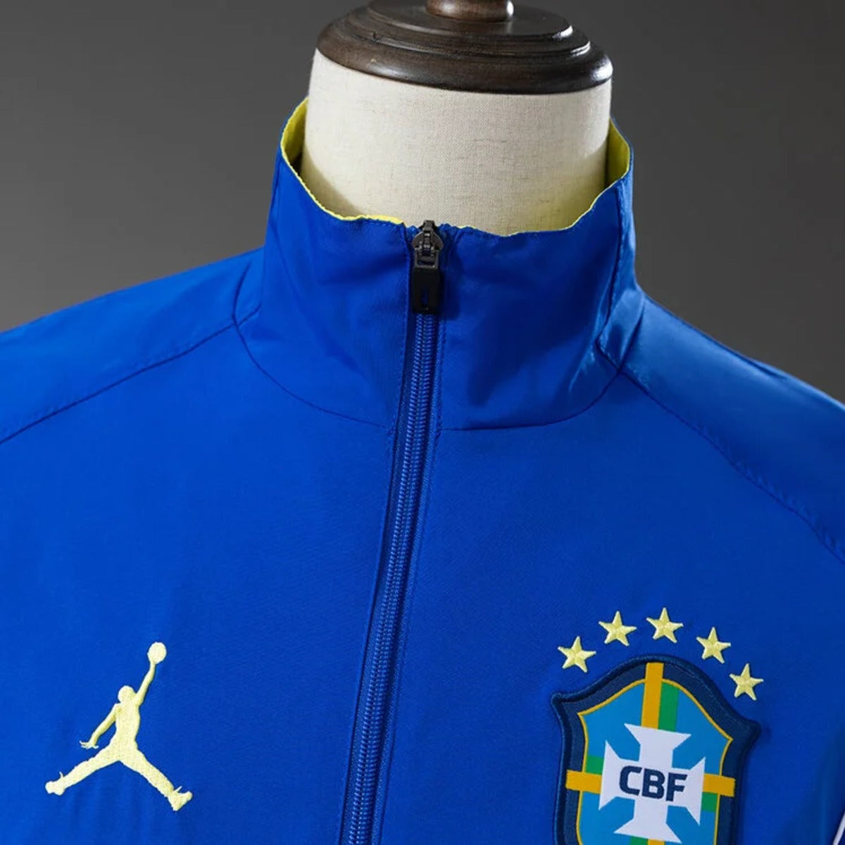 Brazil x Jordan Blue Windbreaker