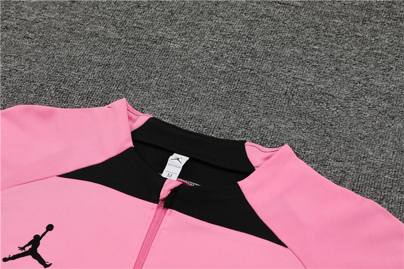 23/24 Jordan x PSG Pink 1/4 Zip Tracksuit