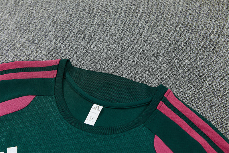 26/27 Real Madrid Green/Pink Shorts Training Set
