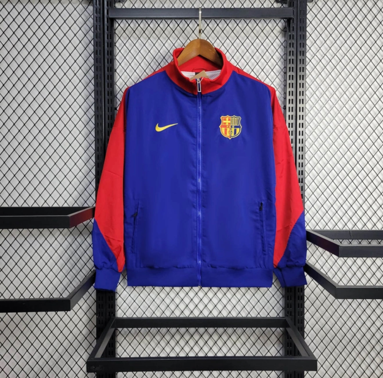FC Barcelona Blue/Red Windbreaker