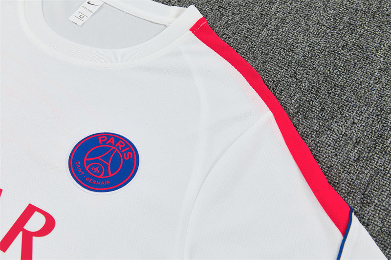 26/27 PSG White/Black/Red Shorts Training Set