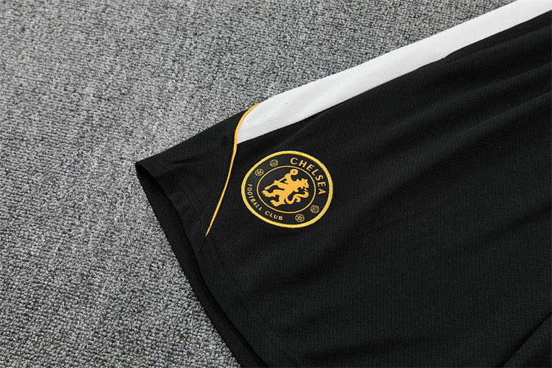 26/27 Chelsea FC Black/Yellow Shorts Training Set