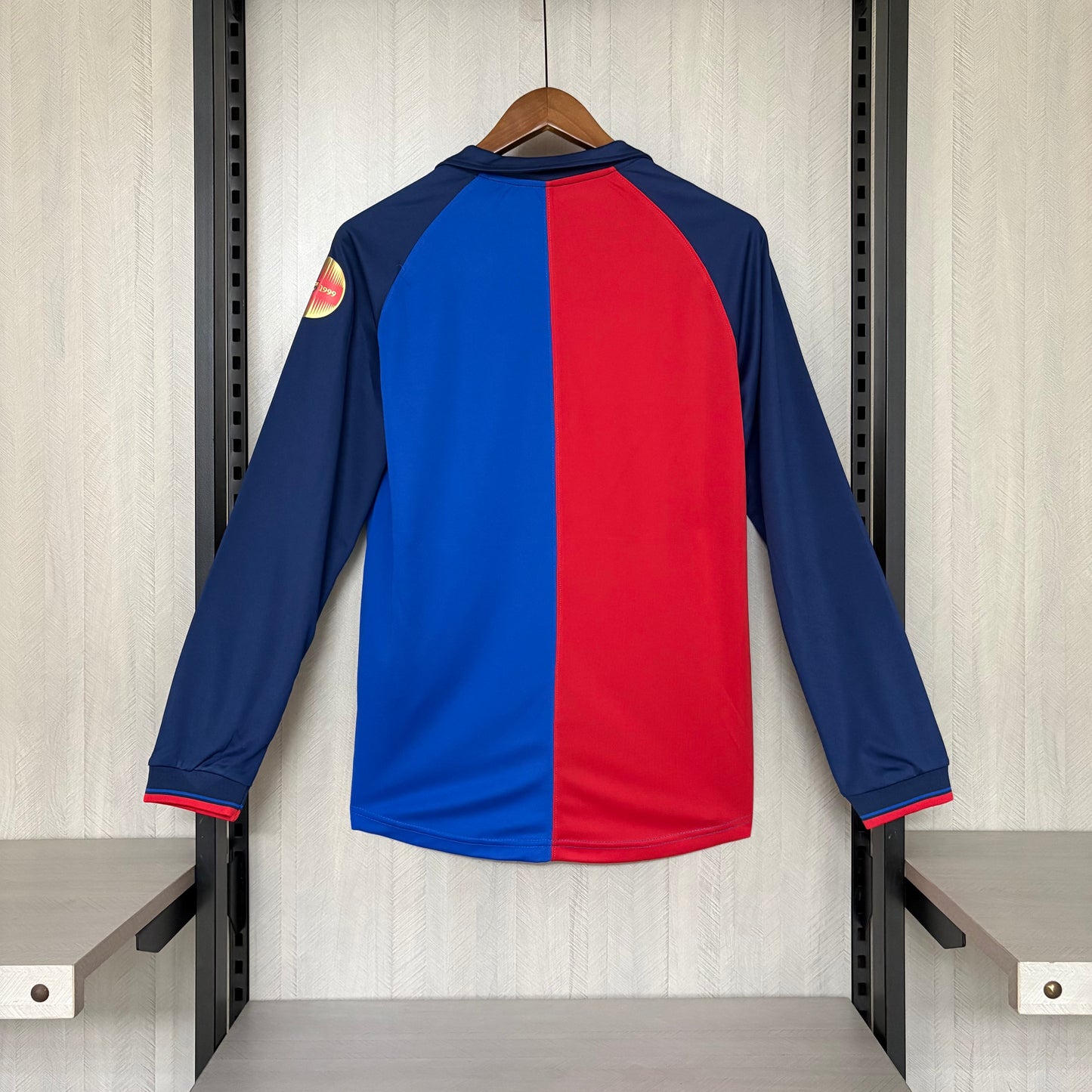 1999/00 Barcelona Retro Home Jersey (Long Sleeve)