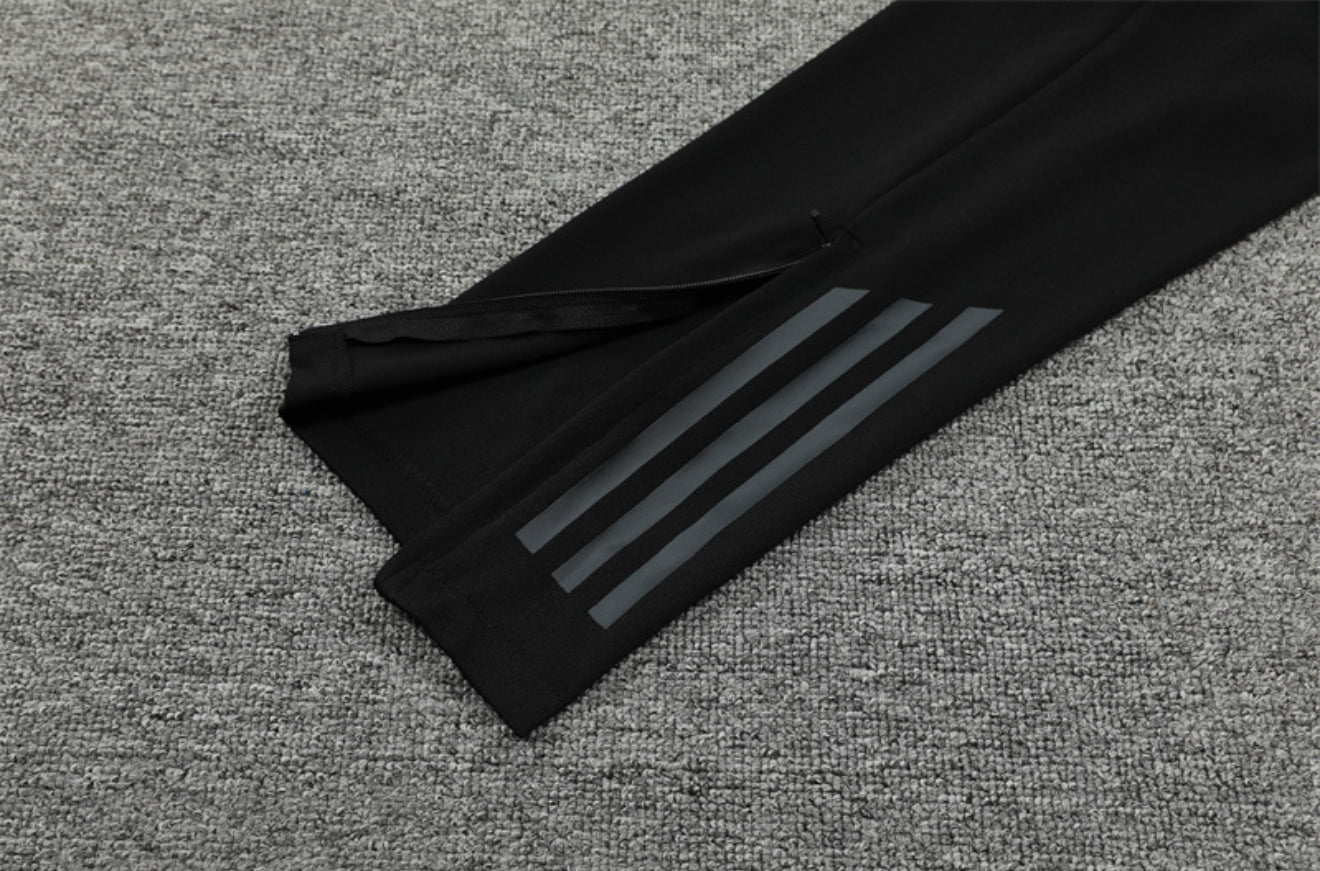 24/25 Al Nassr Black 1/4 Zip Tracksuit