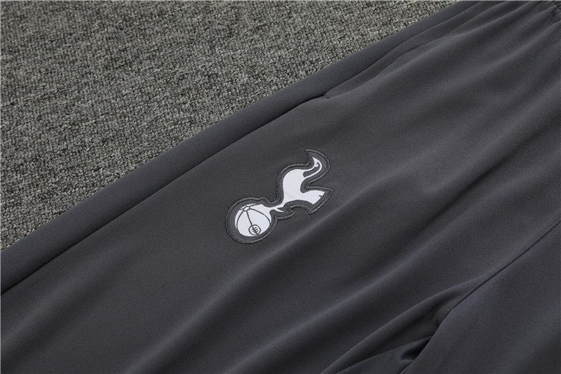 24/25 Tottenham Hotspur Dark Grey 1/4 Zip Tracksuit