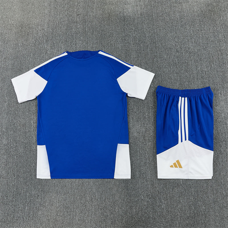 26/27 Juventus Blue/White Shorts Training Set