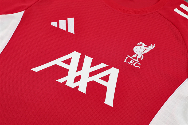 25/26 Liverpool Red/Black Shorts Training Set
