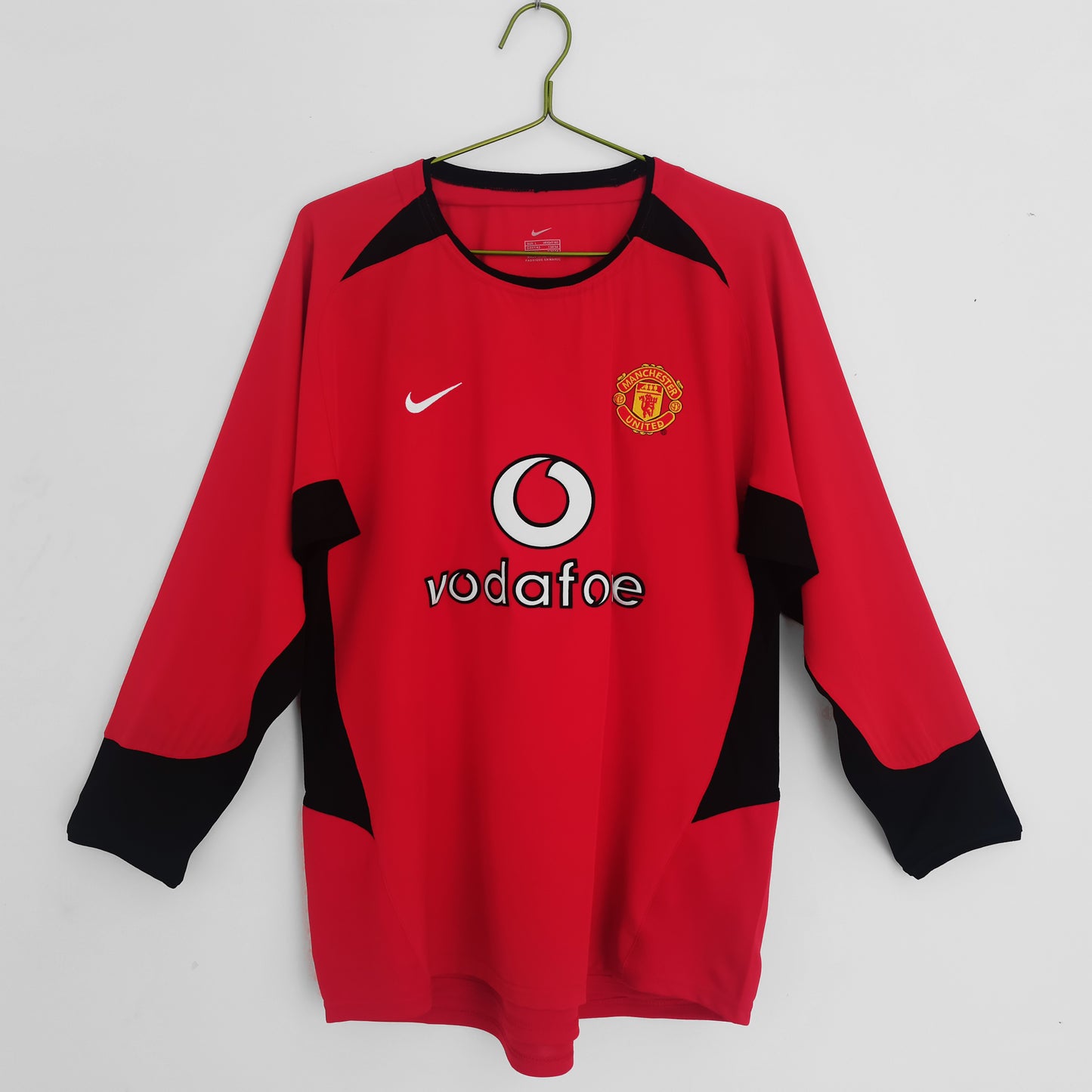 2003/2004 Manchester United Retro Home Jersey (Long Sleeve)