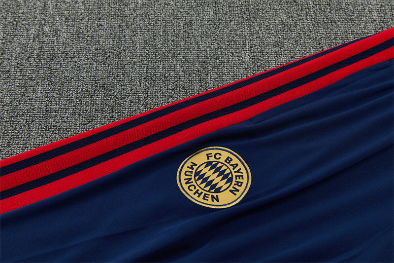 26/27 FC Bayern Munich Cream And Blue 1/4 Zip Tracksuit