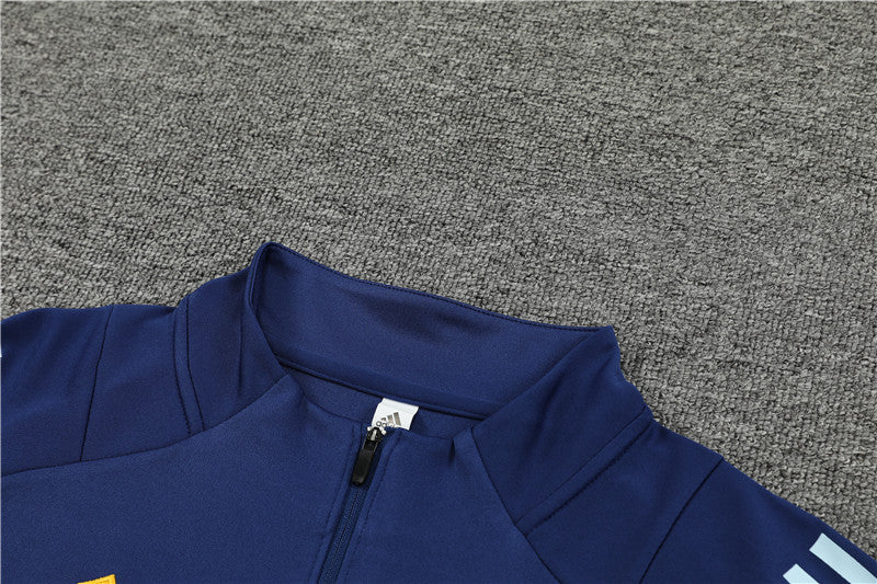 2025 Spain Blue 1/4 Zip Tracksuit