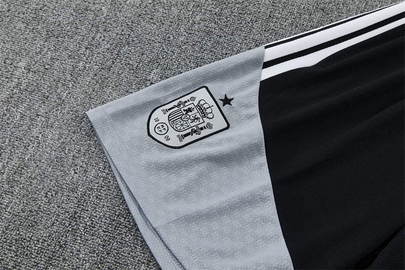 Spain Grey/Black Shorts Training Set