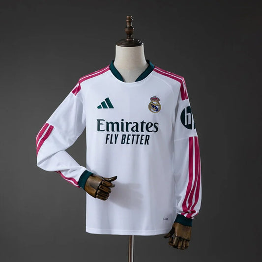 26/27 Real Madrid Home Jersey (Long Sleeve)