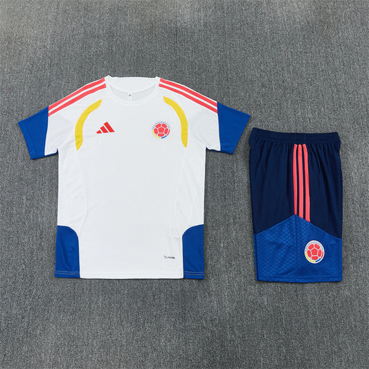Columbia White/Blue Shorts Training Set