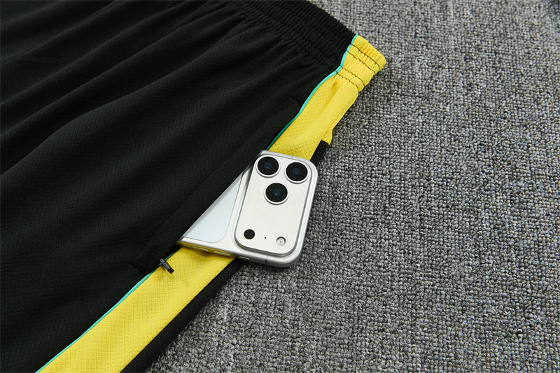 Brazil x Jordan White/Yellow/Black Shorts Training Set