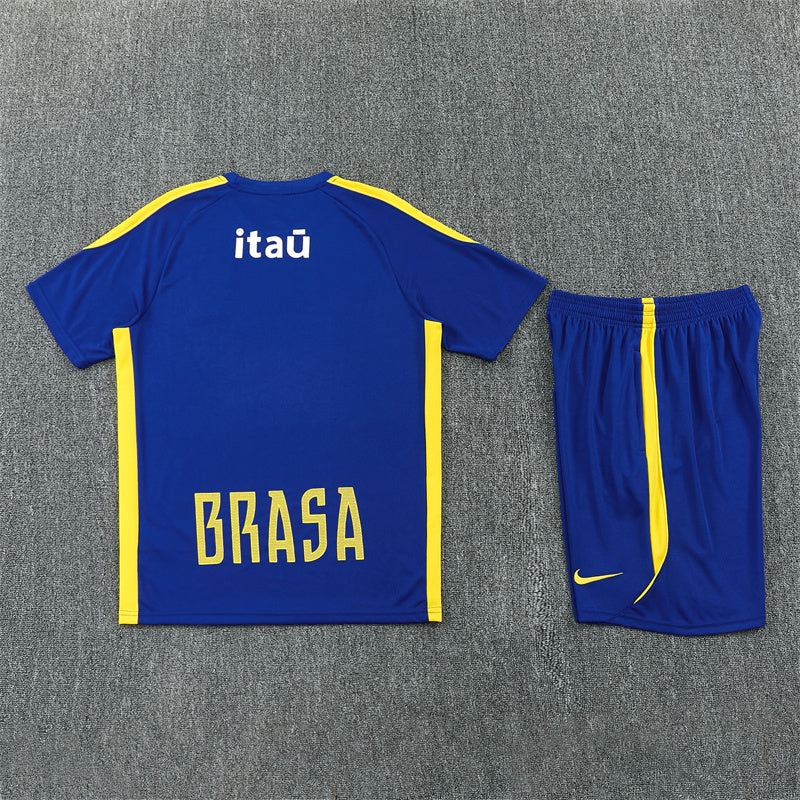 Brazil Blue/Yellow Shorts Training Set