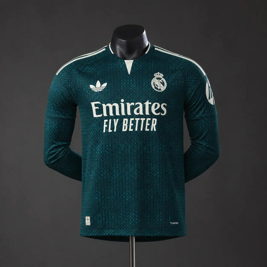 26/27 Real Madrid Long Sleeve Away Jersey (Players Version)