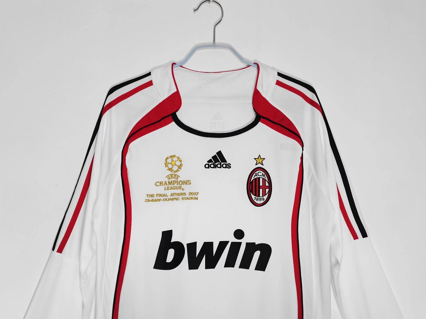06/07 AC Milan Retro Away Jersey UCL Final Edition (Long Sleeve)