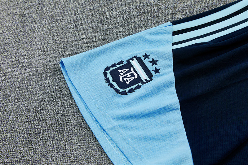 Argentina Dark Blue Shorts Training Set