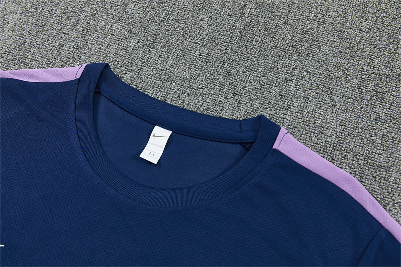 South Korea Blue/Purple Shorts Training Set