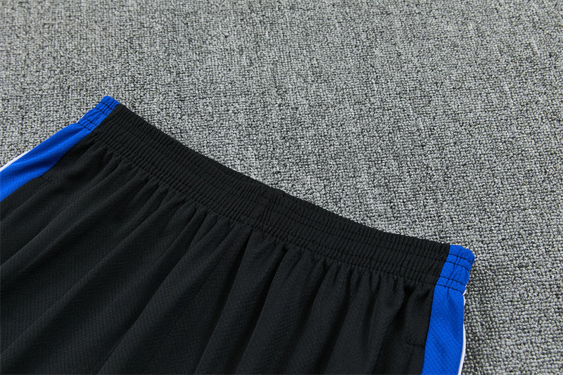 26/27 Atletico Madrid Black/Blue Shorts Training Set