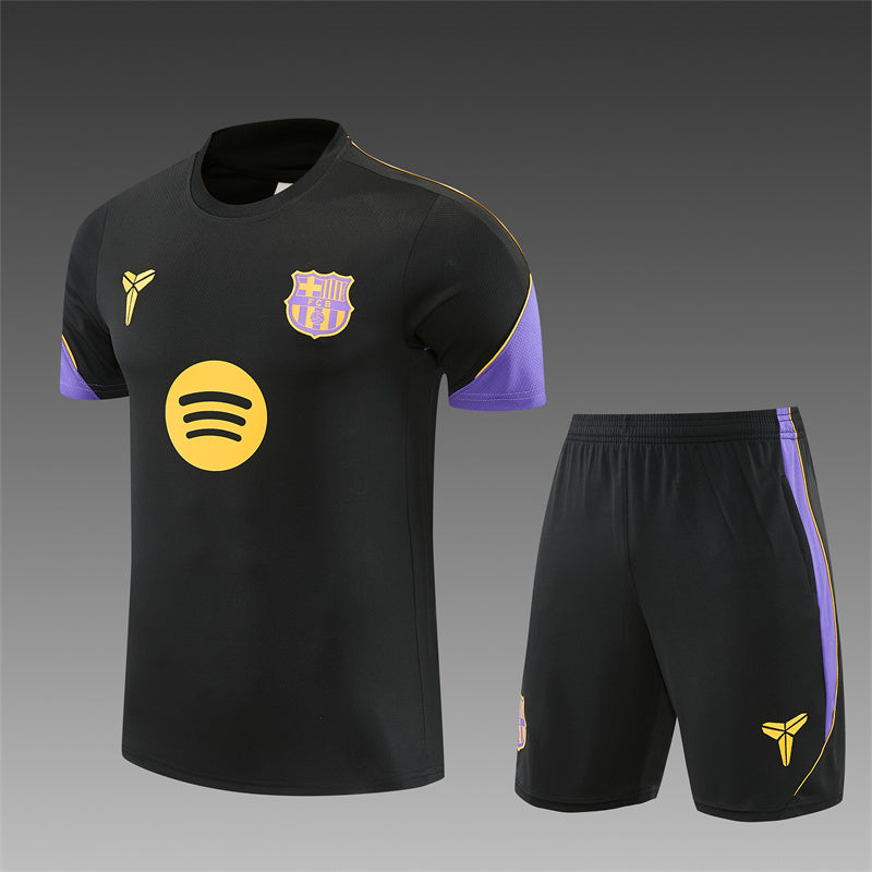 Barcelona x Kobe Bryant Black/Purple Shorts Set