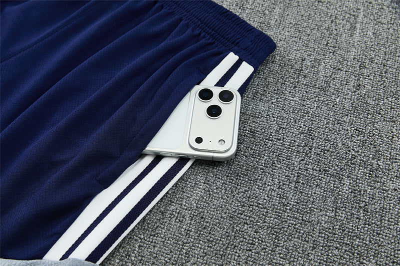 26/27 Real Madrid Dark Blue Shorts Training Set