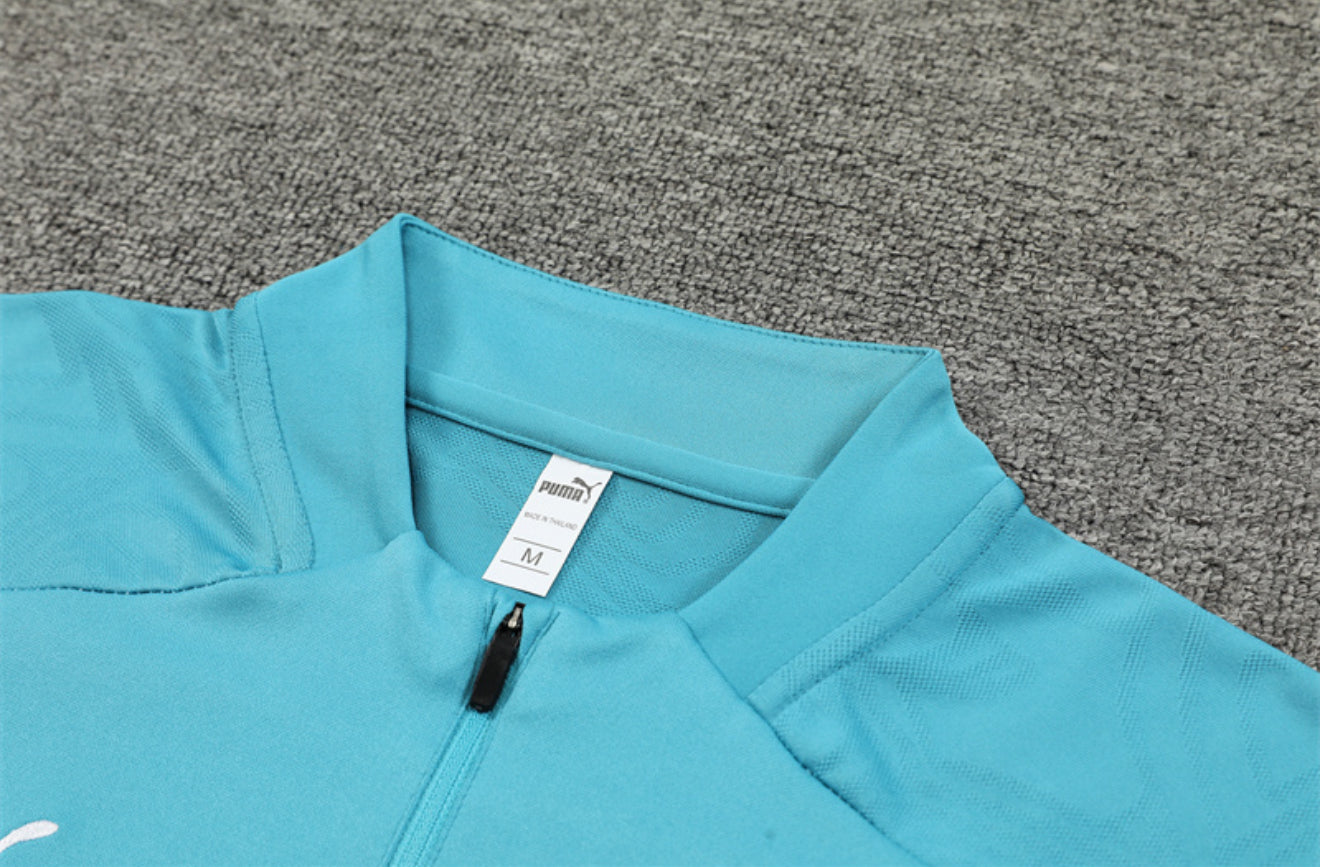 24/25 Marseille Blue 1/4 Zip Tracksuit