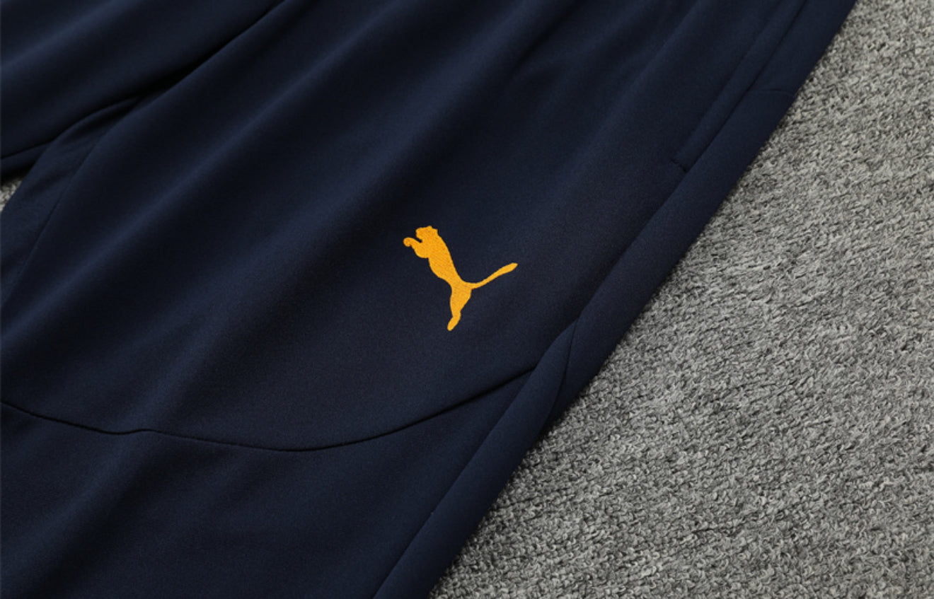 24/25 Marseille Dark Blue 1/4 Zip Tracksuit
