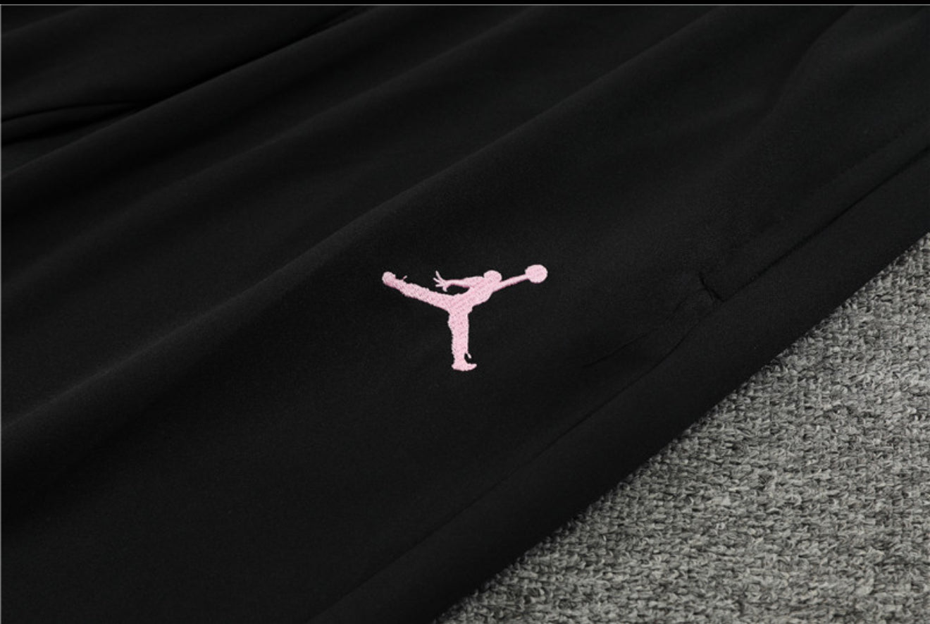 24/25 Jordan x PSG Pink 1/4 Zip Tracksuit
