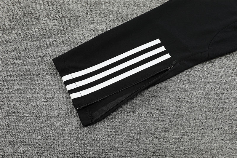 23/24 Real Madrid Black 1/4 Zip Tracksuit