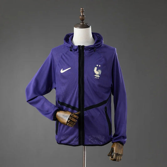 France Purple Windbreaker