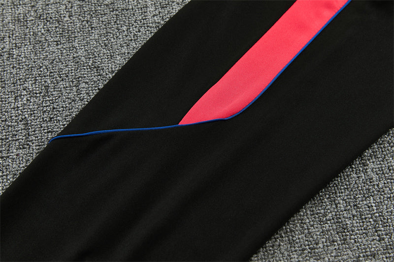 26/27 PSG White, Black And Red 1/4 Zip Tracksuit