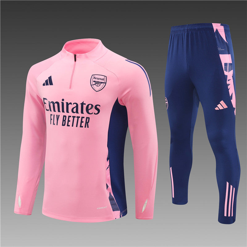 24/25 Arsenal FC Pink 1/4 Zip Tracksuit