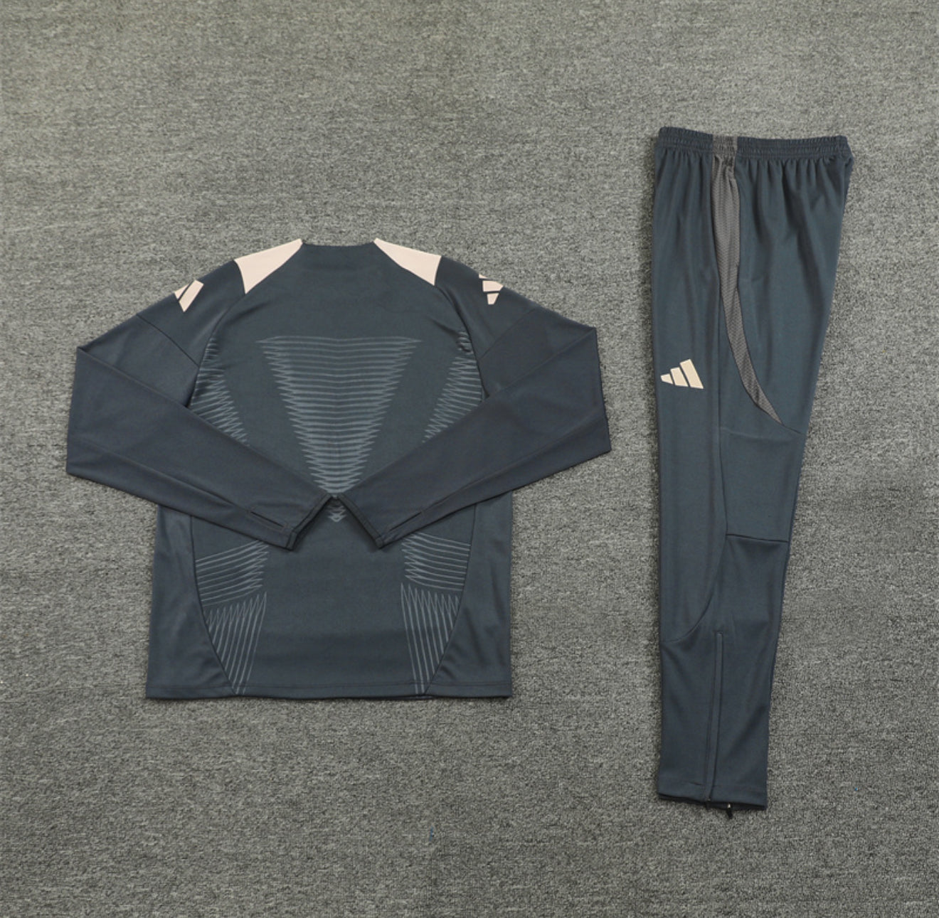 24/25 Real Madrid Dark Grey Tracksuit