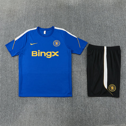 26/27 Chelsea FC Blue/Black Shorts Training Set