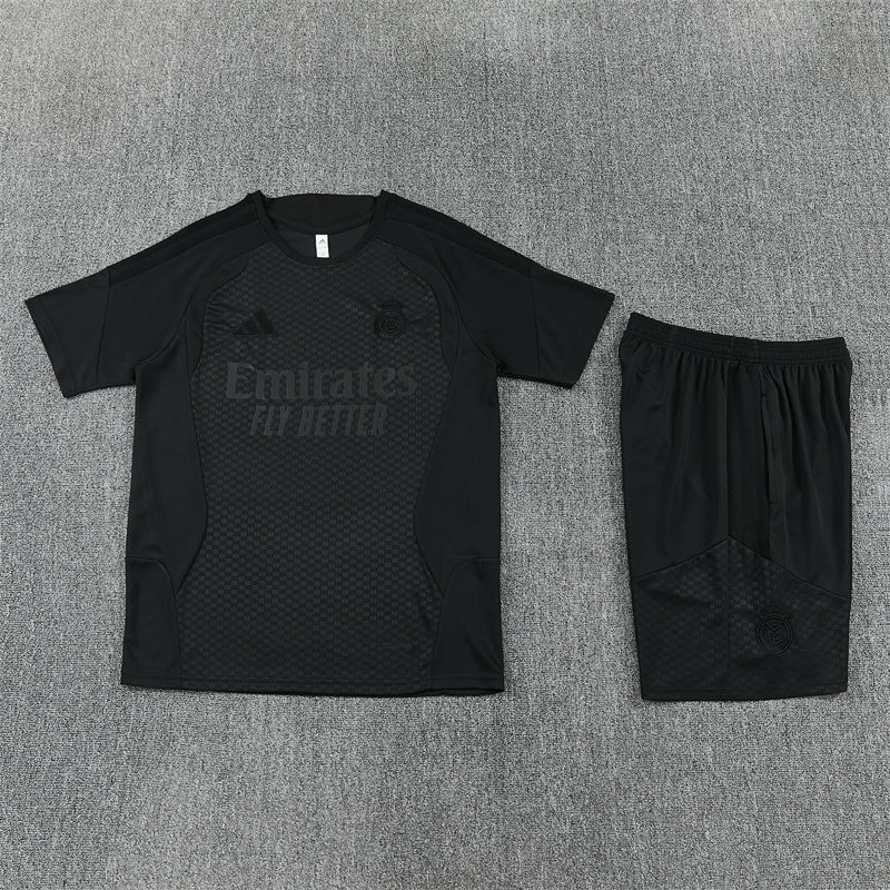 Real Madrid Blacked Out Shorts Set