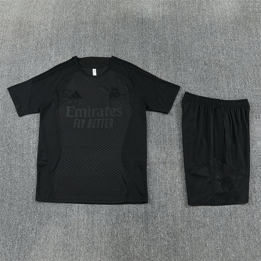 Real Madrid Blacked Out Shorts Set