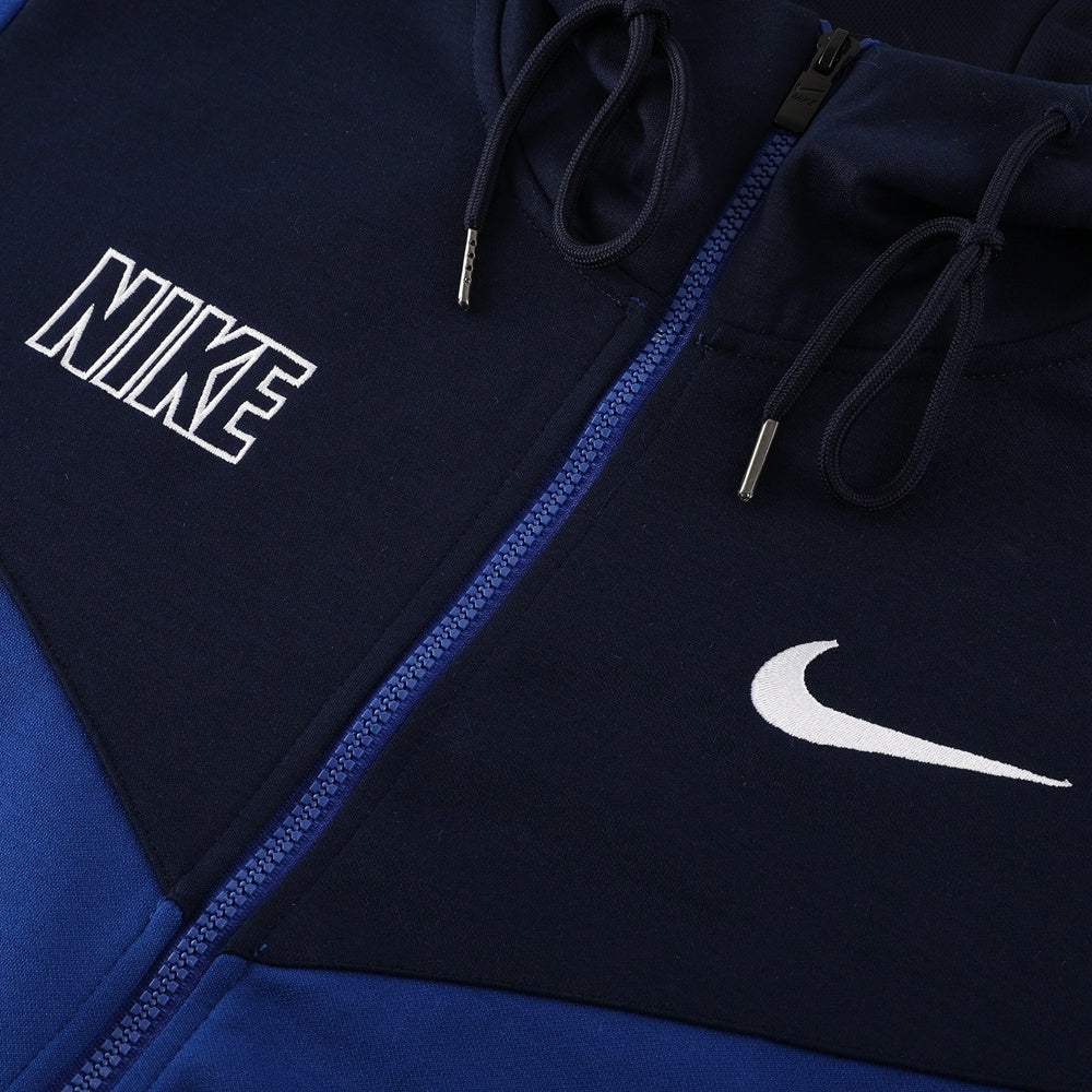 Nike Repeat Navy Hooded Tracksuit