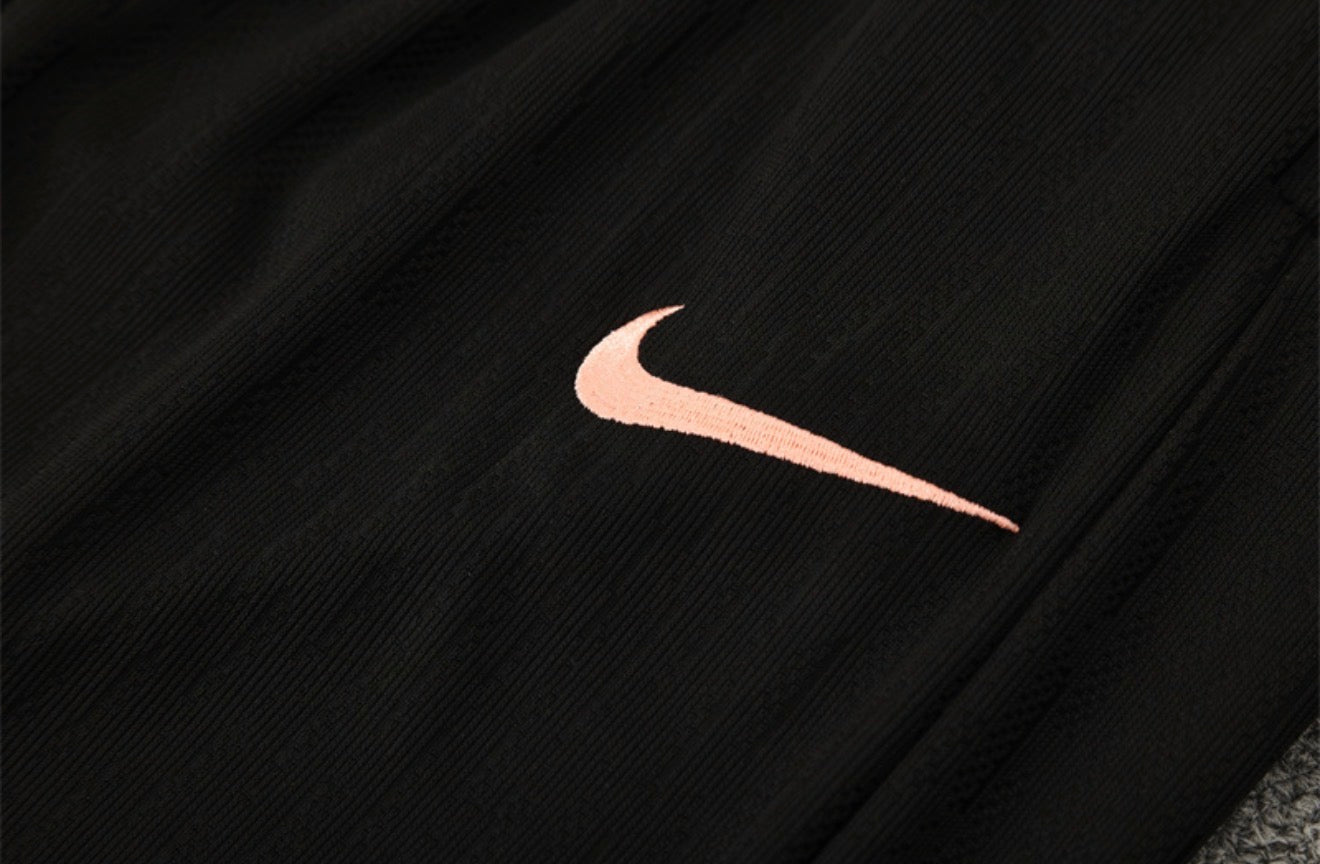 2025 France Black 1/4 Zip Tracksuit