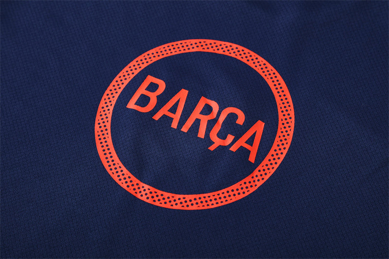 Barcelona T90 Blue Shorts Training Set