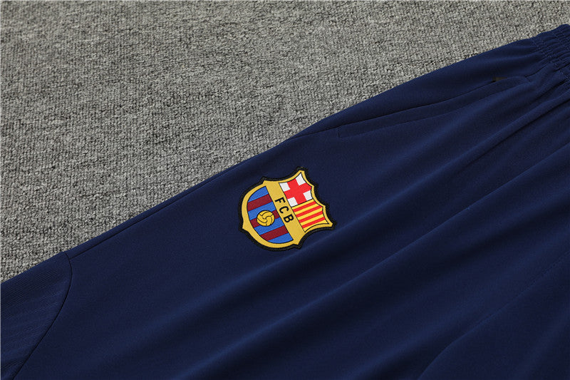 23/24 FC Barcelona White, Red And Blue 1/4 Zip Tracksuit