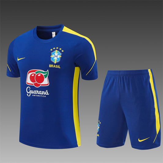 Brazil Blue/Yellow Shorts Training Set