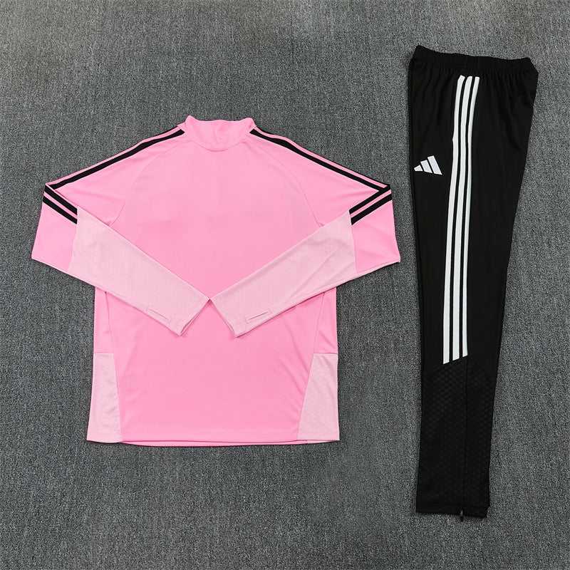 Inter Miami Pink And Black 1/4 Zip Tracksuit