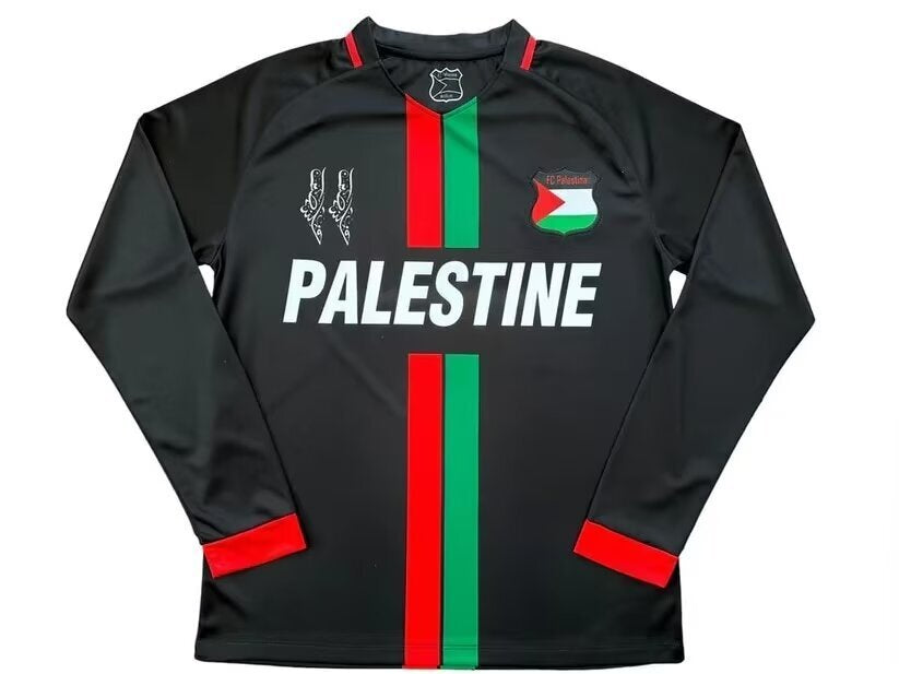Black Palestine Jersey (Long Sleeve)