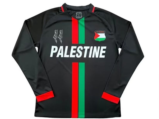 Black Palestine Jersey (Long Sleeve)