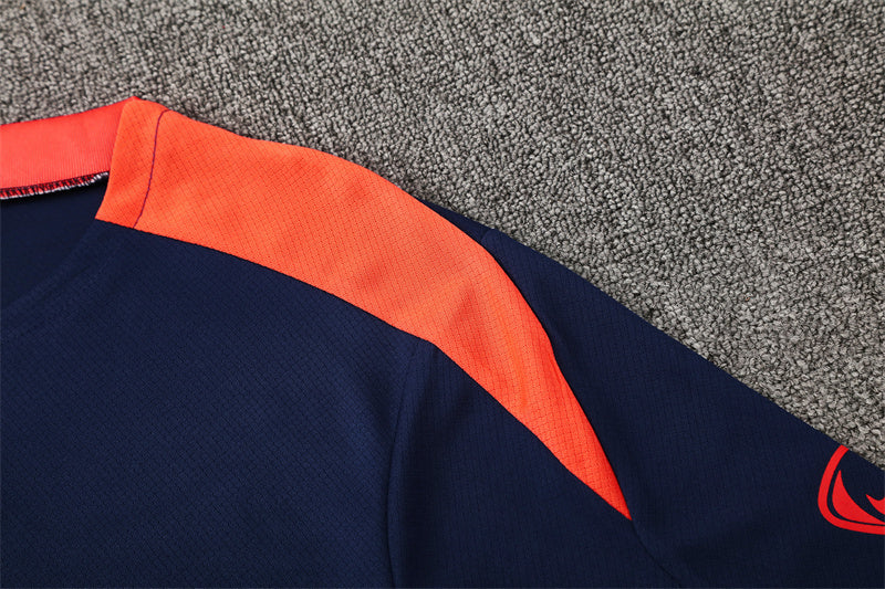 Barcelona T90 Blue Shorts Training Set