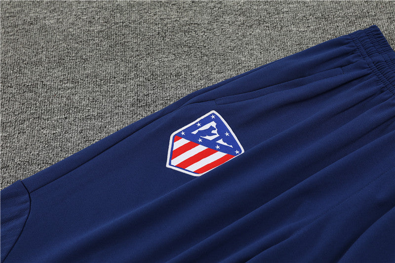 23/24 Atletico Madrid Red And Blue 1/4 Zip Tracksuit