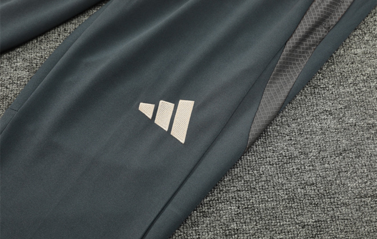 24/25 Real Madrid Dark Grey Tracksuit